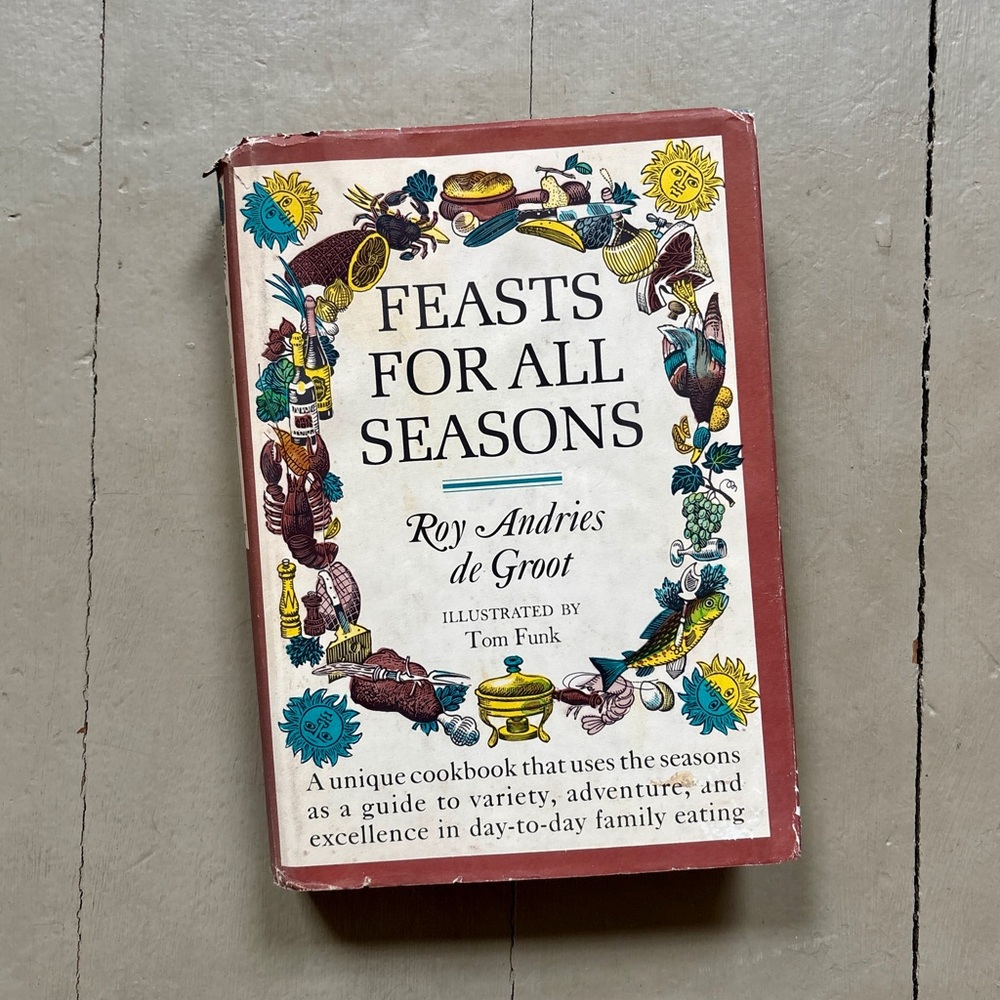 1966 Feasts for All Seasons Chef Wine Gourmet World Cuisine Table Settings Food